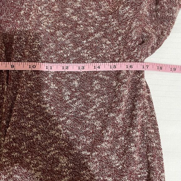 Massimo Dutti Knit Cardigan Sweater Large Red Italian Yarn Made In Spain - Picture 4 of 6